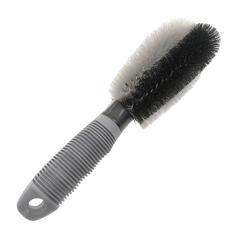 Steel and Alloy Wheel Cleaning Brush Rim Cleaner Tire Brush Washing Tool for Car and Bike