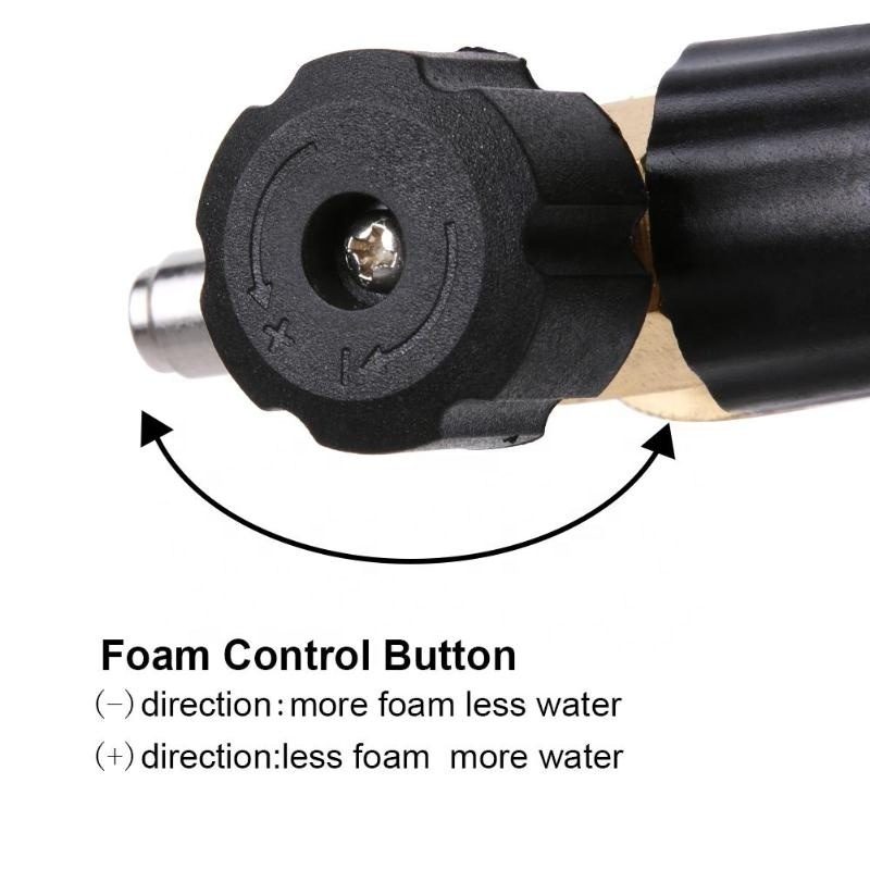 Wholesale 1L Foam Sprayer Foam Lance Cannon  Connect Adapter Pressure Washer Gun Exterior Cleaning Pressure Washer Gun