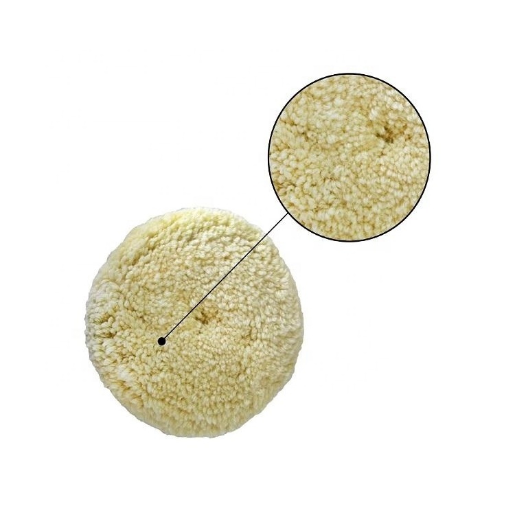 8 Inch Wool Polishing Pad Grinding Disc Double Sided Wool Buffing Pad Wool Felt Polishing Wheels