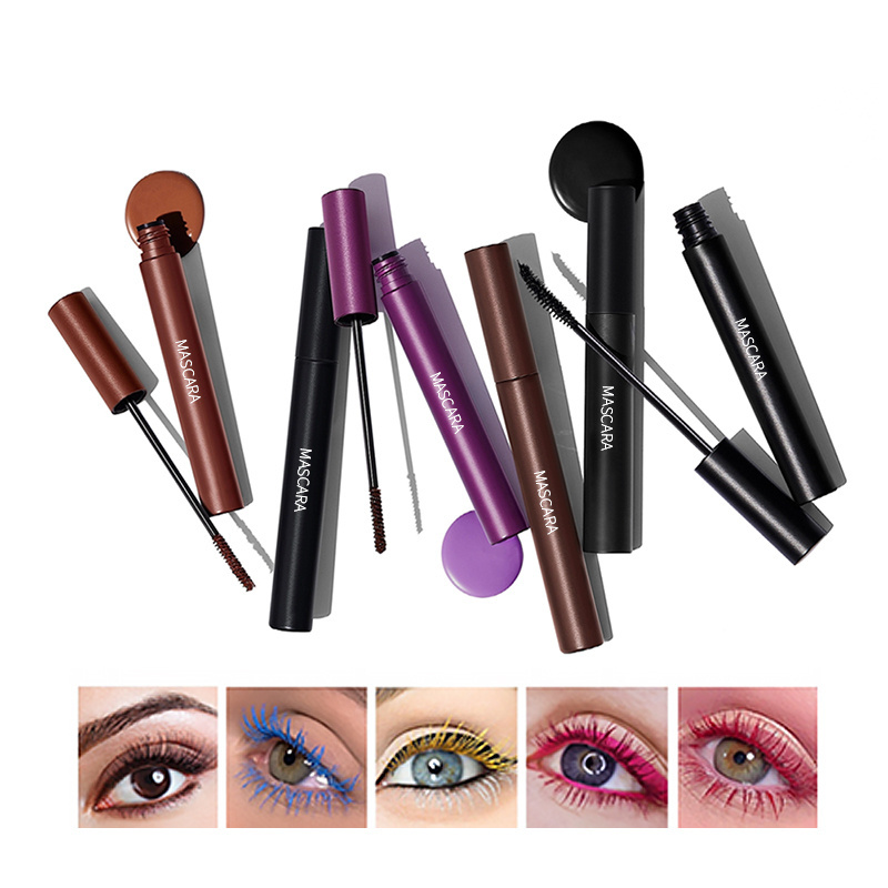 OEM Private Label Colored Mascara No Logo Eyelash Enhancer Growth 3d Fiber Mascara