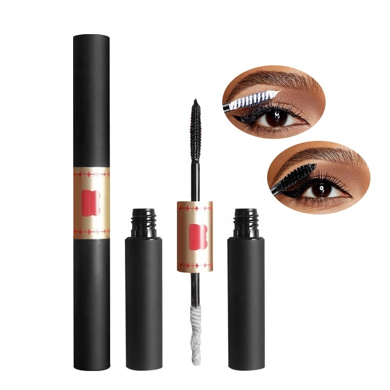 OEM Private Label Waterproof Mascara 2 In 1 Eye Lash Curling 4d Double Head Mascara