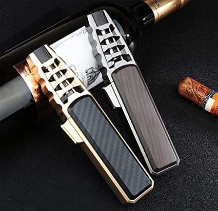 Sports styles Zinc Alloy Refillable large flame lighter jobon jet torch lighter