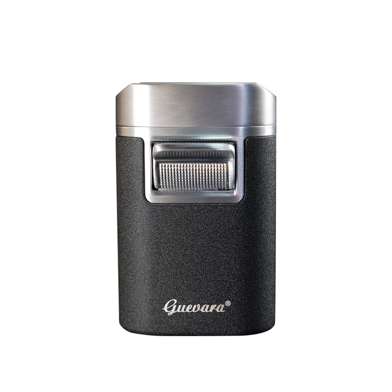 Guevara luxury design best torch lighter 4 jet flame butane cigar lighter