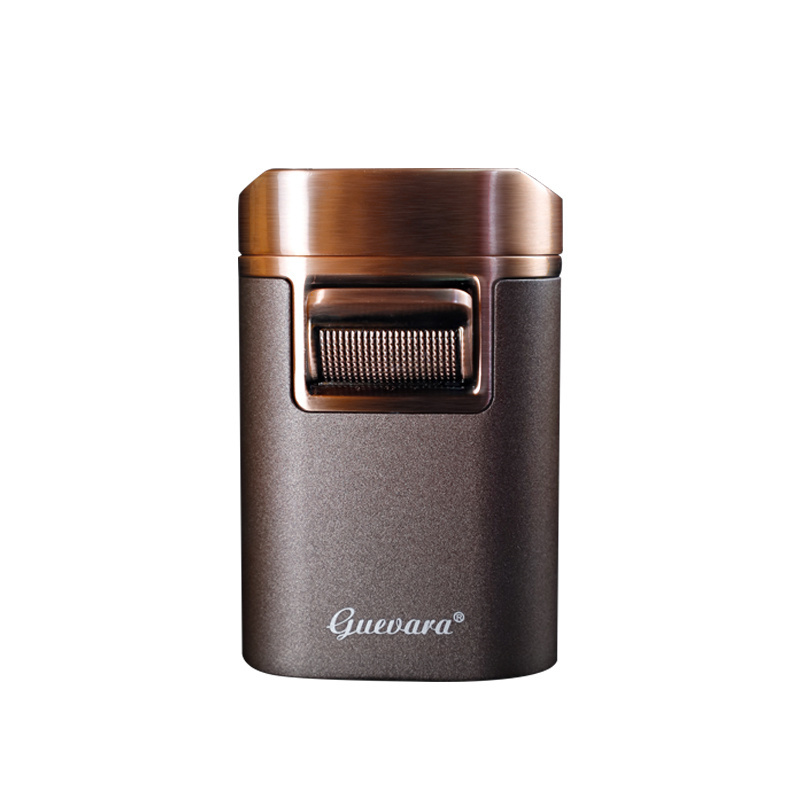 Guevara luxury design best torch lighter 4 jet flame butane cigar lighter