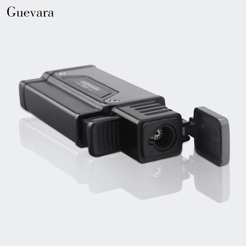 Guevara classic styles metal butane one jet torch cigar lighter with punch cigar accessories lighter