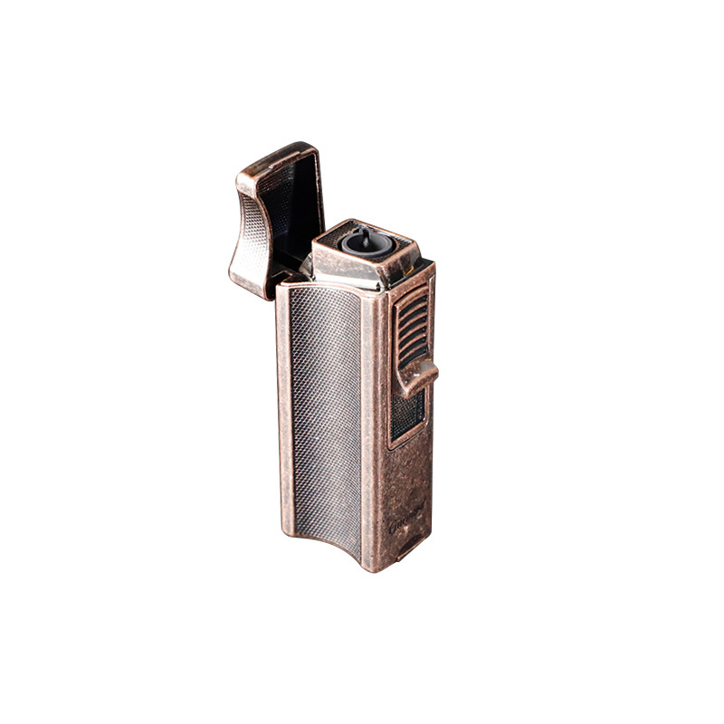 Guevara vintage cigar accessories v cutter and refillable Cigar Lighter Build-in Punch