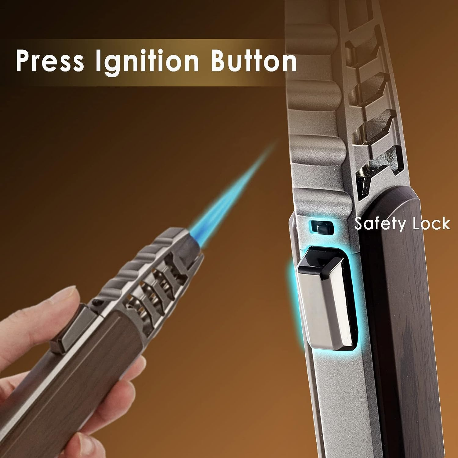 Customize heavy duty premium torch lighter jobon jet lighter windproof cigar lighter