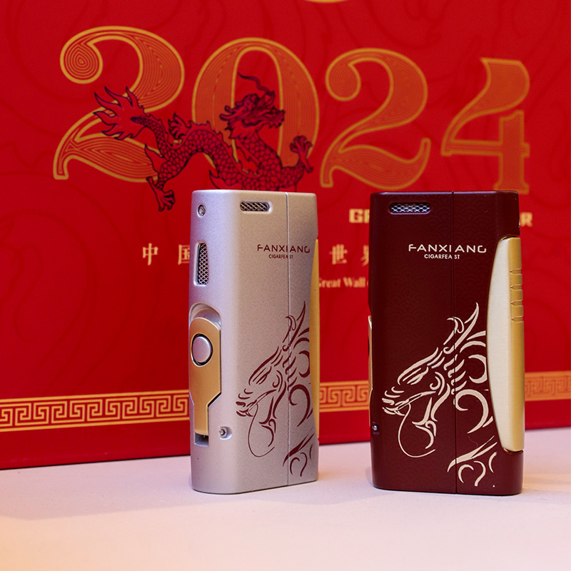 2024 New Lighter Dragon Year luxury single torch lighter with punch gift lighter