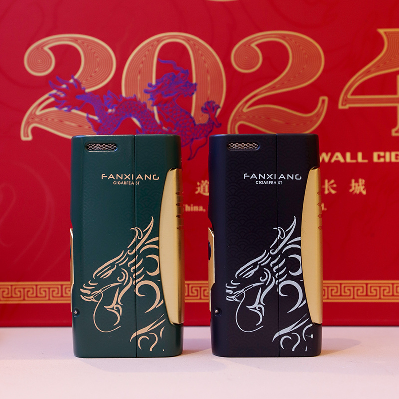 2024 New Lighter Dragon Year luxury single torch lighter with punch gift lighter