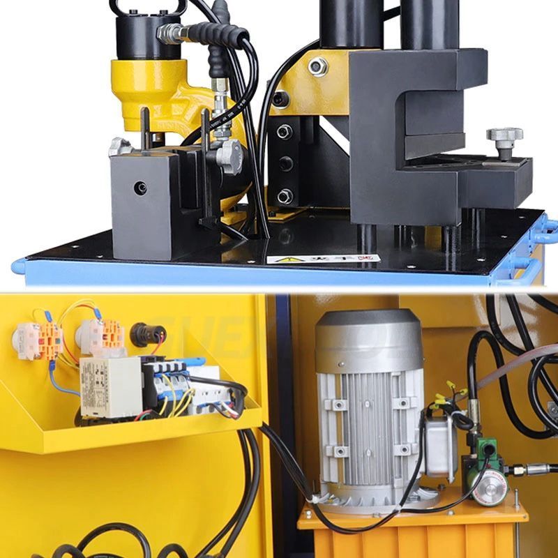 Three-in-one Hydraulic Busbar Processing Machine VHB-75