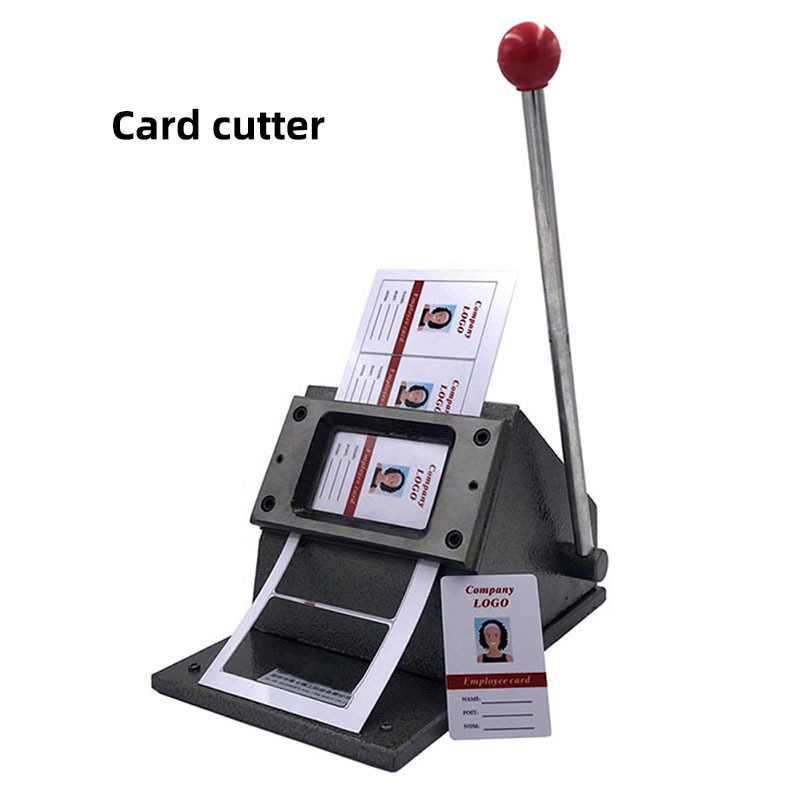 PVC Plastic ID Card Name Cutter Die Cutting Machine