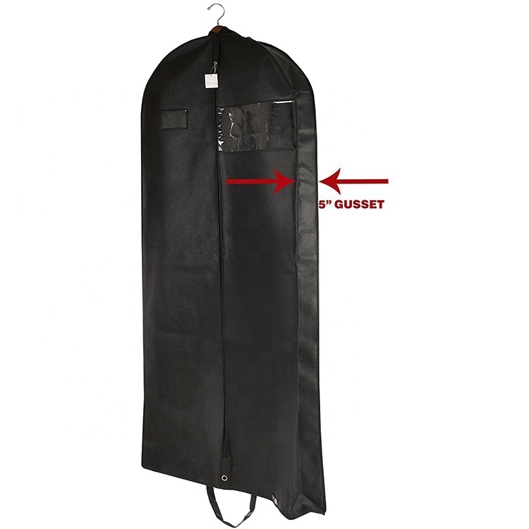 Custom color eco friendly recyclable eco-friendly suit garment bag cover