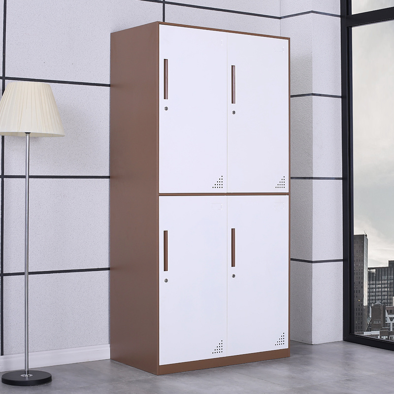 Custom Doors Steel Storage Locker Metal Wardrobe Worker Parcel Cabinets Work Baggage Luggage Metal Locker