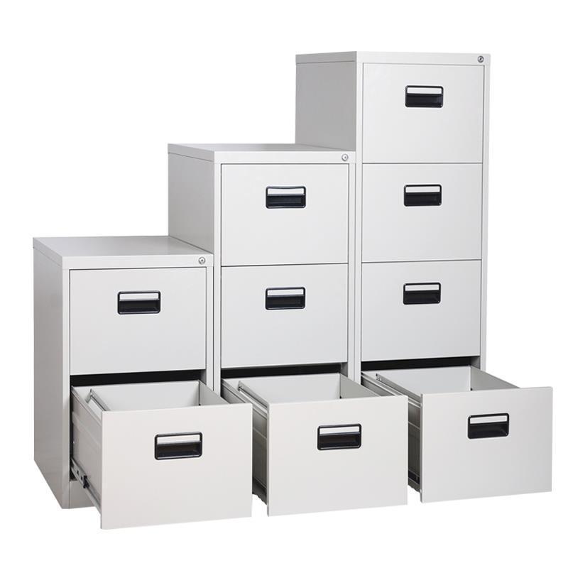 Fireproof Metal Office Furniture Storage Steel Cabinet Wardrobe Storage Filing Storage 3 Drawers Steel Vertical Cabinets