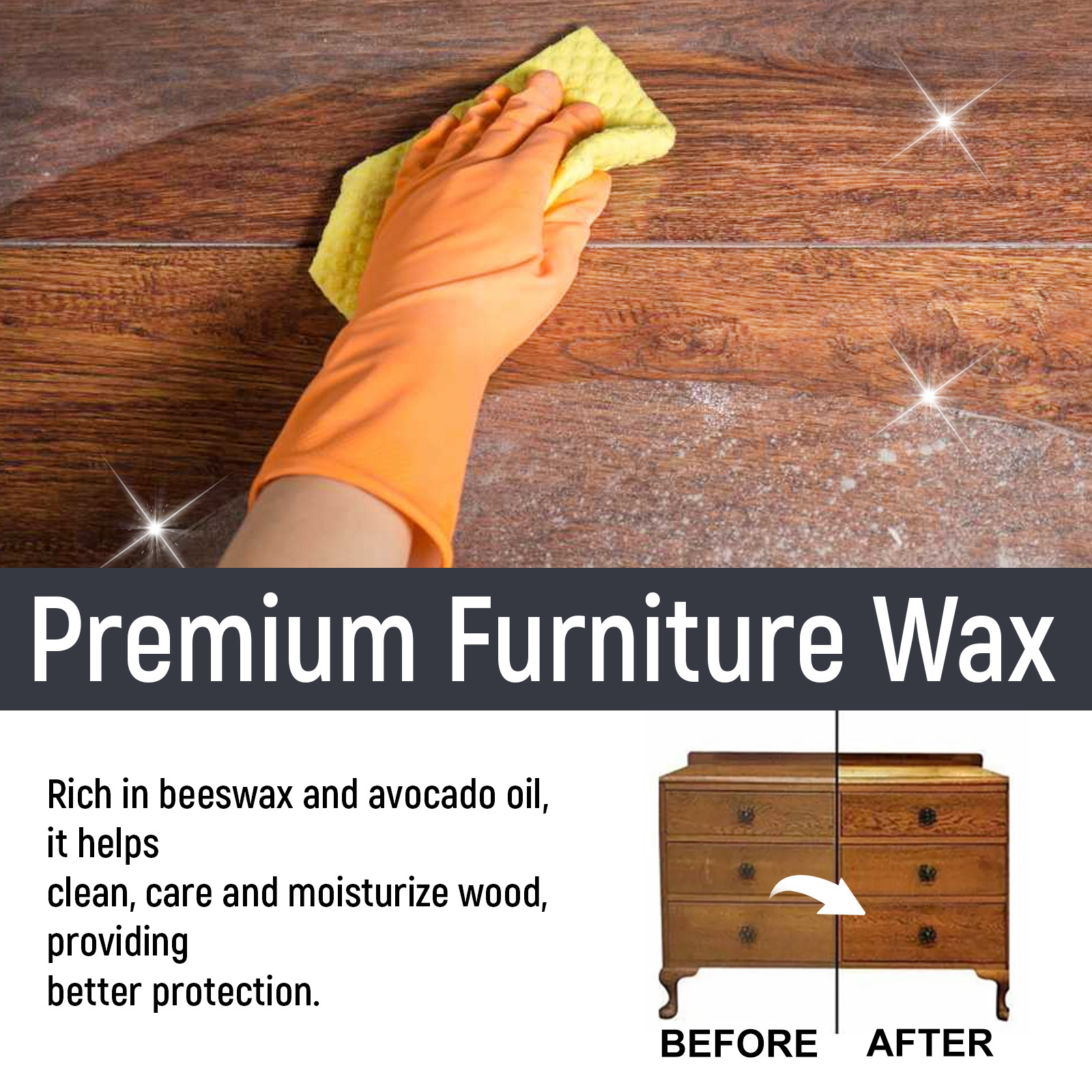 Jakehoe Furniture Coated Wax Restoreing Wooden Wax Strengthening Hard Wax Oil For Wood