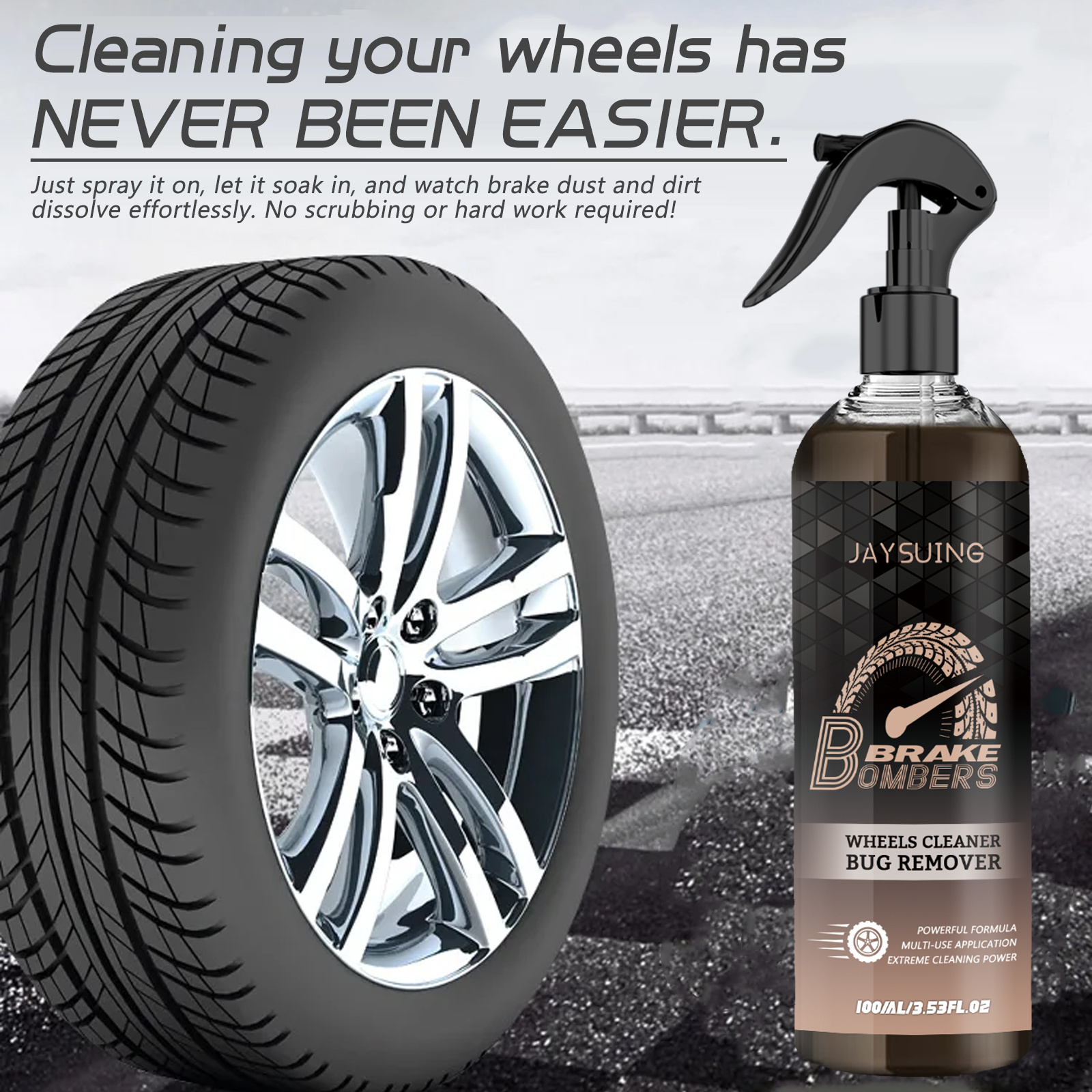 Jaysuing OEM&ODM Alloy Wheel Cleaner Auto Care Wheel Cleaner Sustainable Brake Cleaner