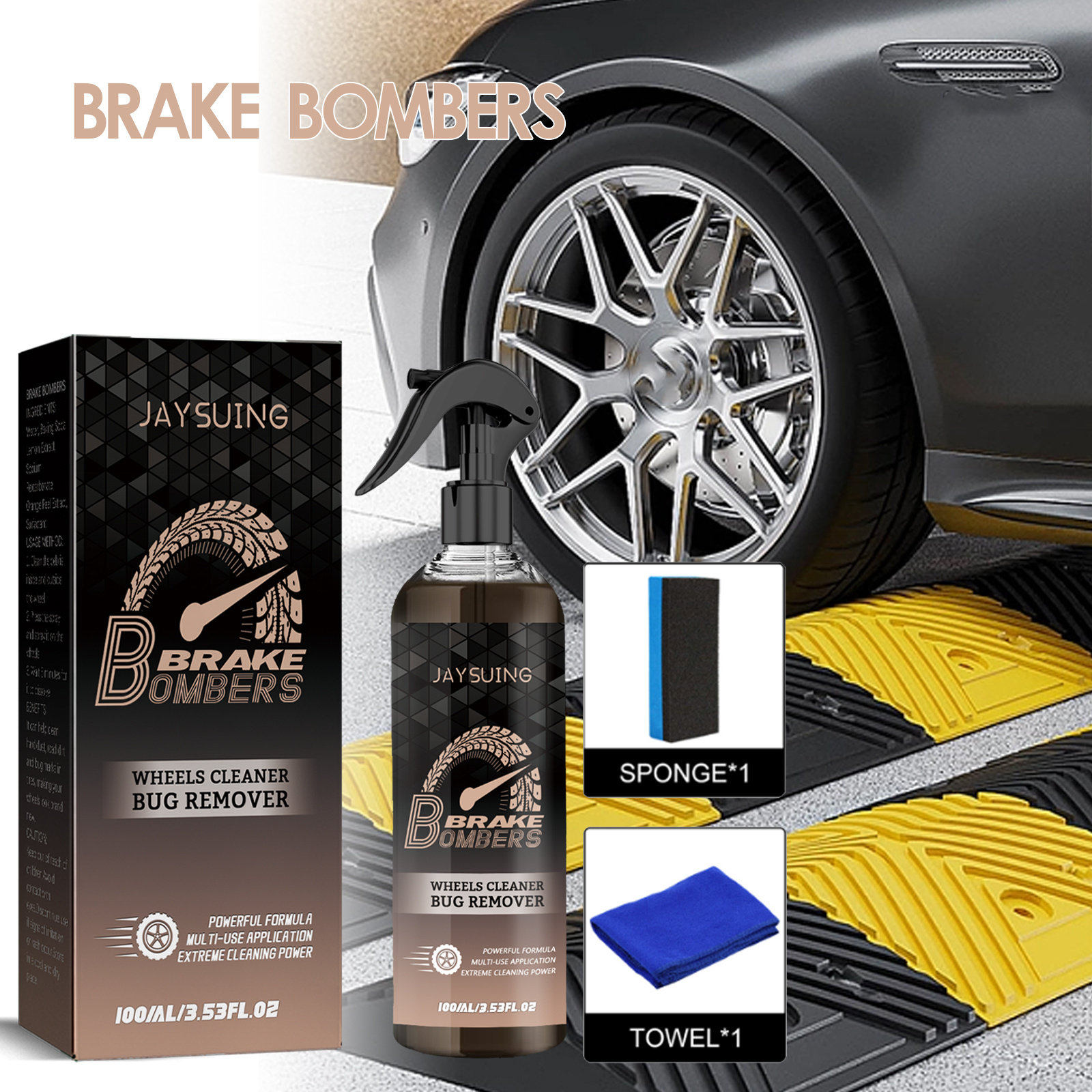 Jaysuing OEM&ODM Alloy Wheel Cleaner Auto Care Wheel Cleaner Sustainable Brake Cleaner