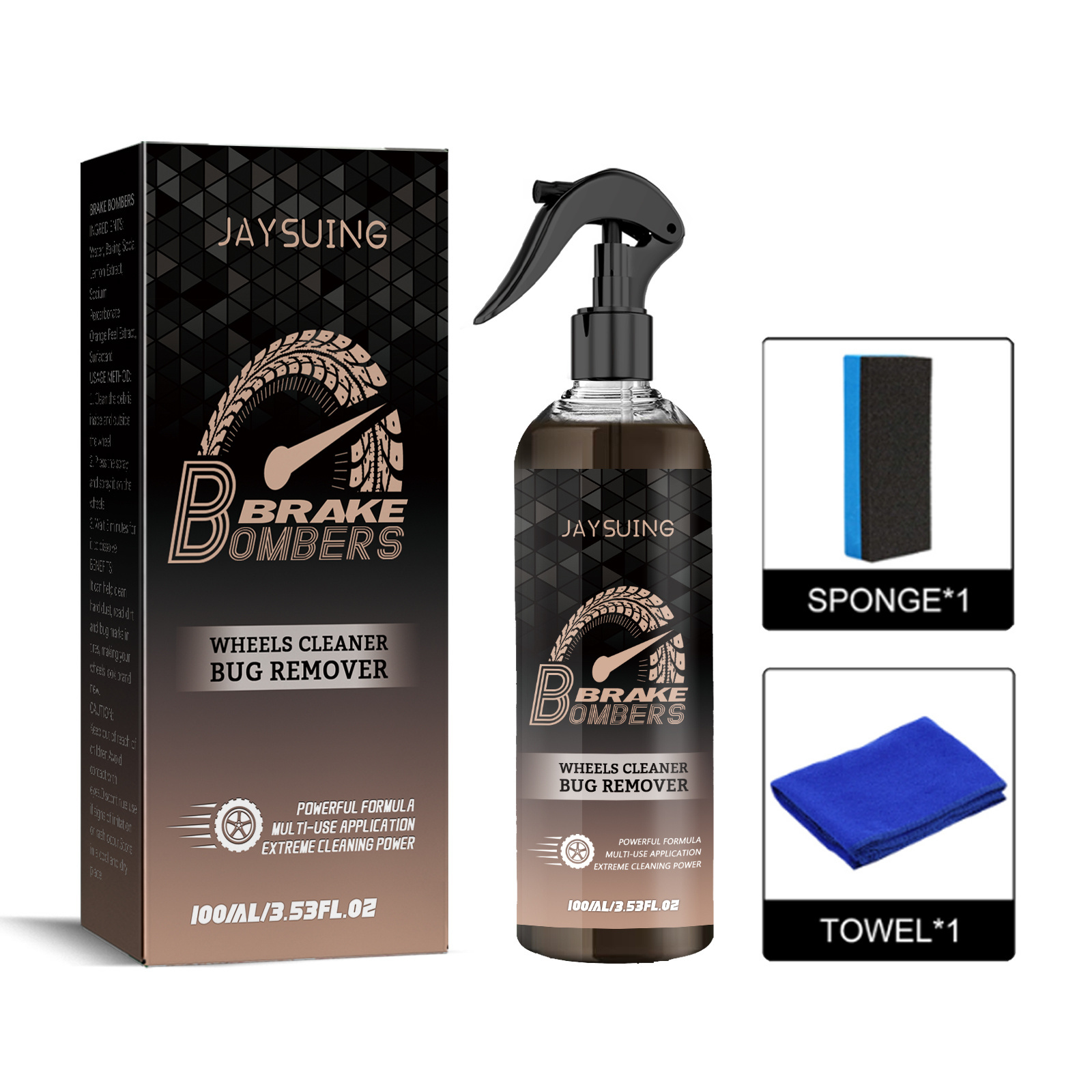 Jaysuing OEM&ODM Alloy Wheel Cleaner Auto Care Wheel Cleaner Sustainable Brake Cleaner