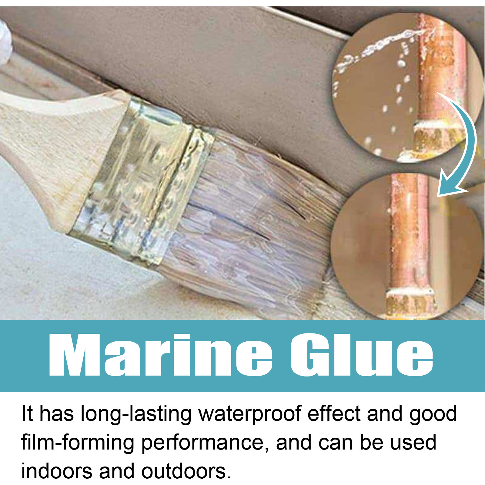 Jue-fish OEM&ODM Roof Paint Waterproof Coating Eco-friendly Marine Glue Non-toxtic Adhesive Glue For Marine