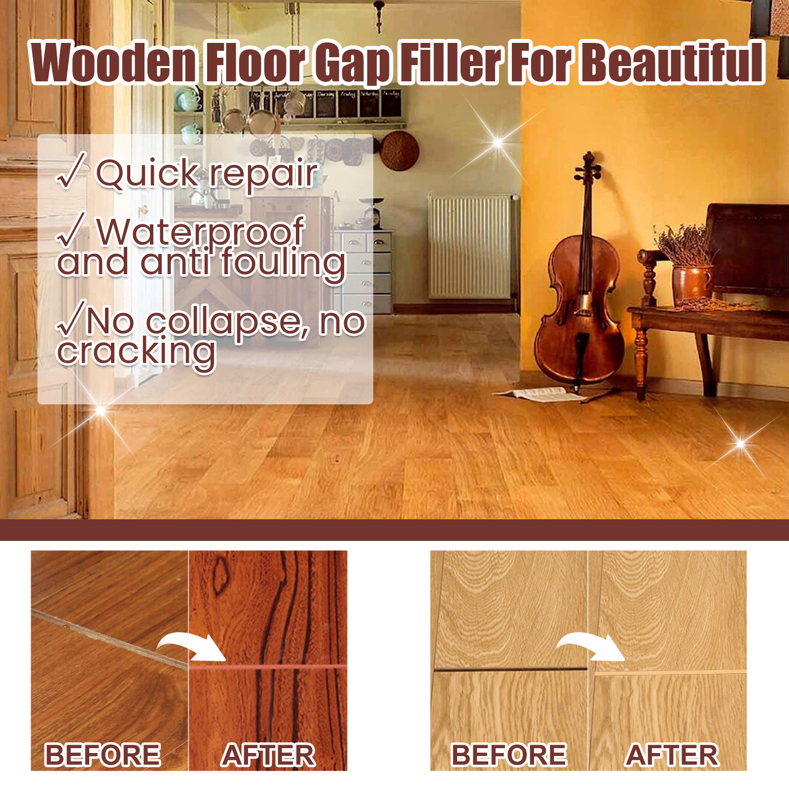 Jaysuing OEM&ODM Wood Floor Repair Kit Beauty Paint Filler Wood Waterproof Wood Repair Filler