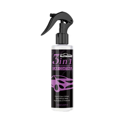 Rayhong OEM&ODM Ceramic Coating On Car 3 IN 1 High Protection Quick Car Coating Spray Quick Hydrophobic Nano Coating For Car