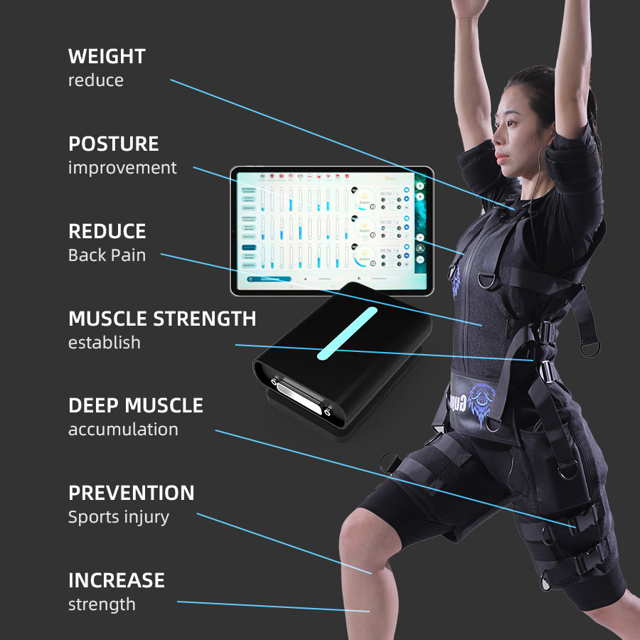 Wholesales EMS vest stimulate body shaping slimming training  muscular