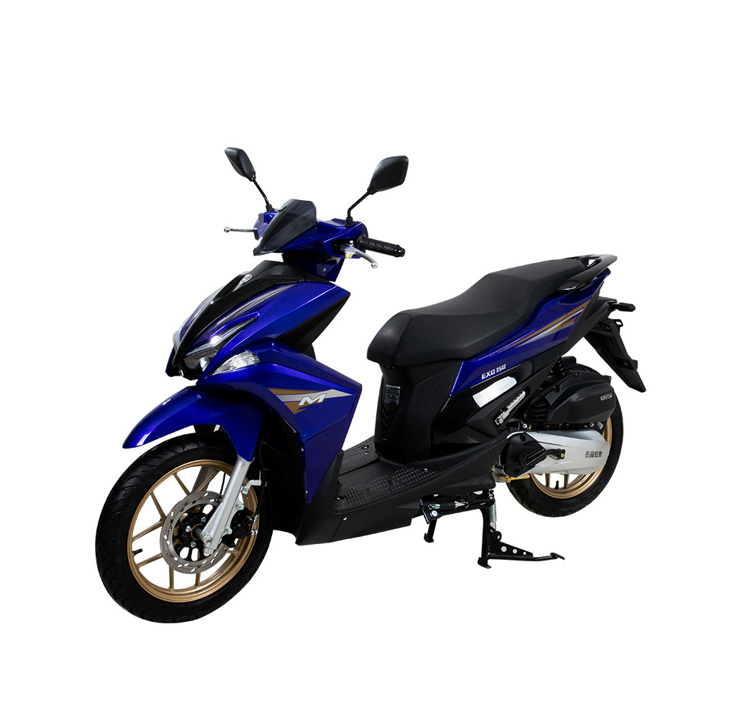 Fashionable and cheap scooter 150cc racing scooter adult comfortable portable gas powered scooters used