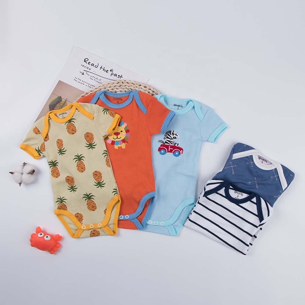 2020 Newborn Jumpsuits High Quality Infant cute animal short sleeve baby girls romper