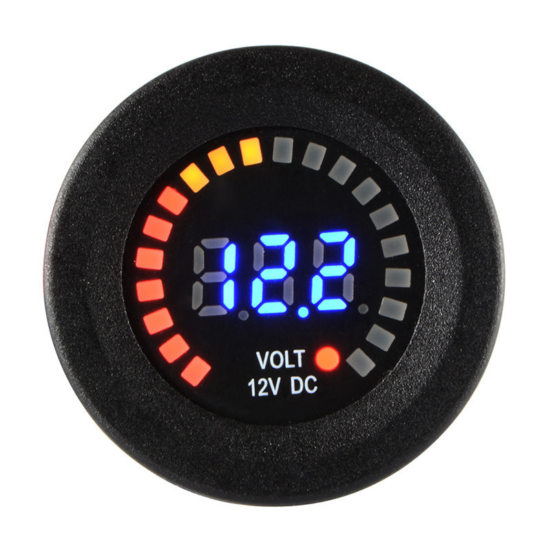 DC 12V    Display Voltmeter Voltage Volt Meter Gauge