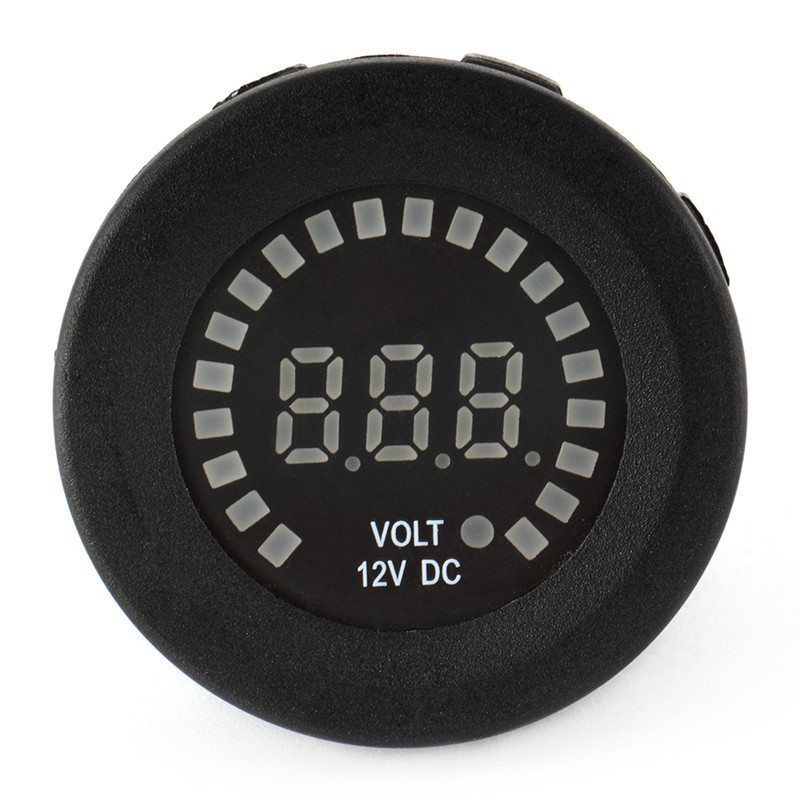 DC 12V    Display Voltmeter Voltage Volt Meter Gauge