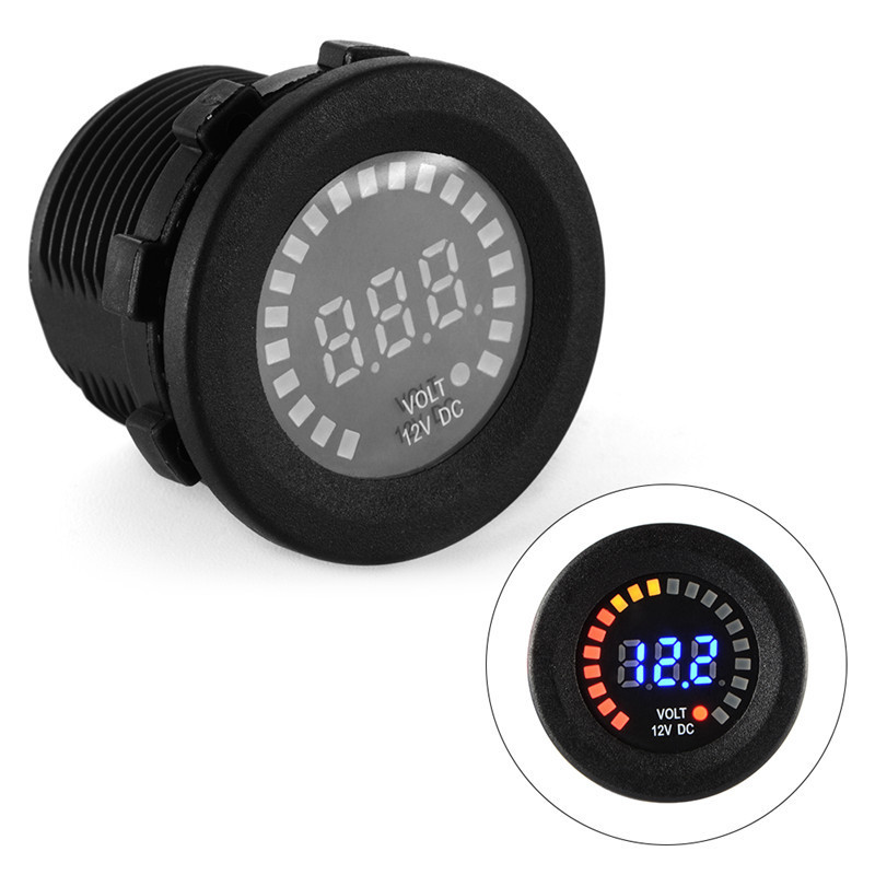 DC 12V    Display Voltmeter Voltage Volt Meter Gauge