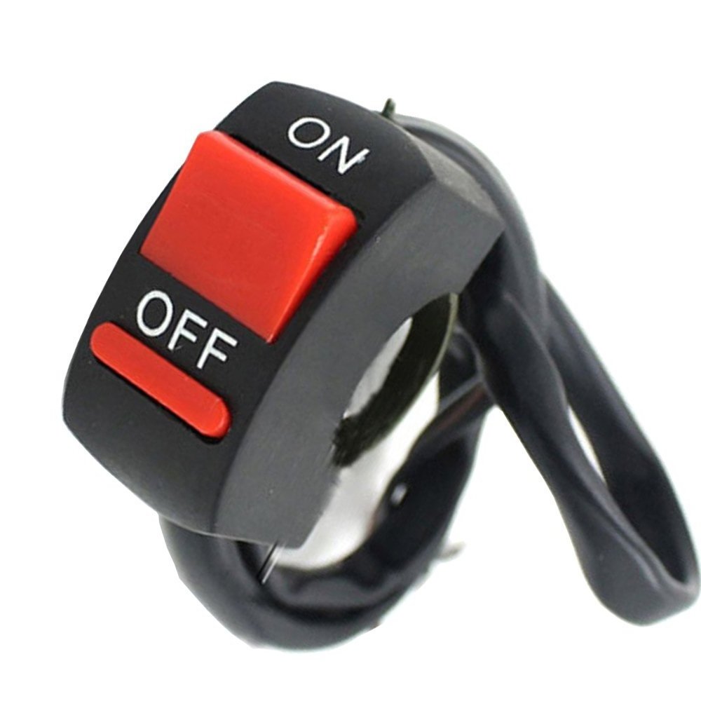 Motorcycle ATV Bike Handlebar Accident Hazard Light Switch ON OFF Button