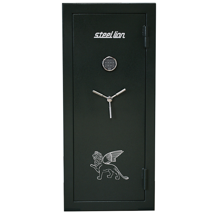 dependable steel gun safe with electronic treadlock gun safety box