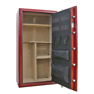 Fireproof high glossy gun security storage cabinet with electronic lock gun safe high quality steel gun safe box