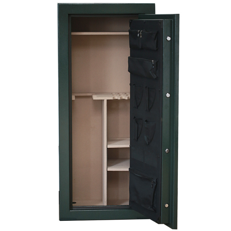 dependable steel gun safe with electronic treadlock gun safety box