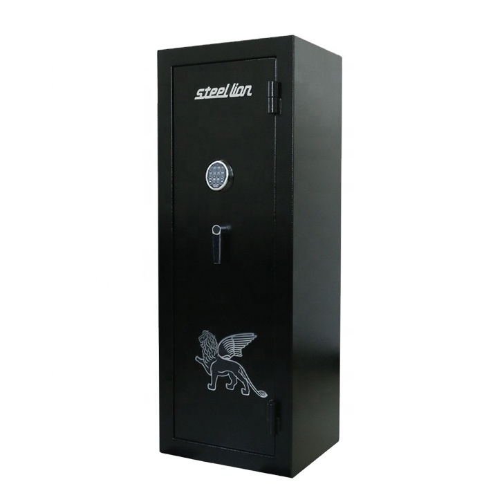 Factory wholesale gun safe with mechanical digital lock and keys