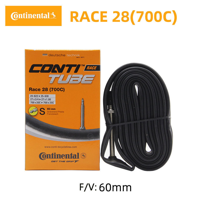 Continental Race 28 Road Cycling inner tube 700C 20-25C 42mm/60mm Bicycle Presta Valve inner Tube Parts