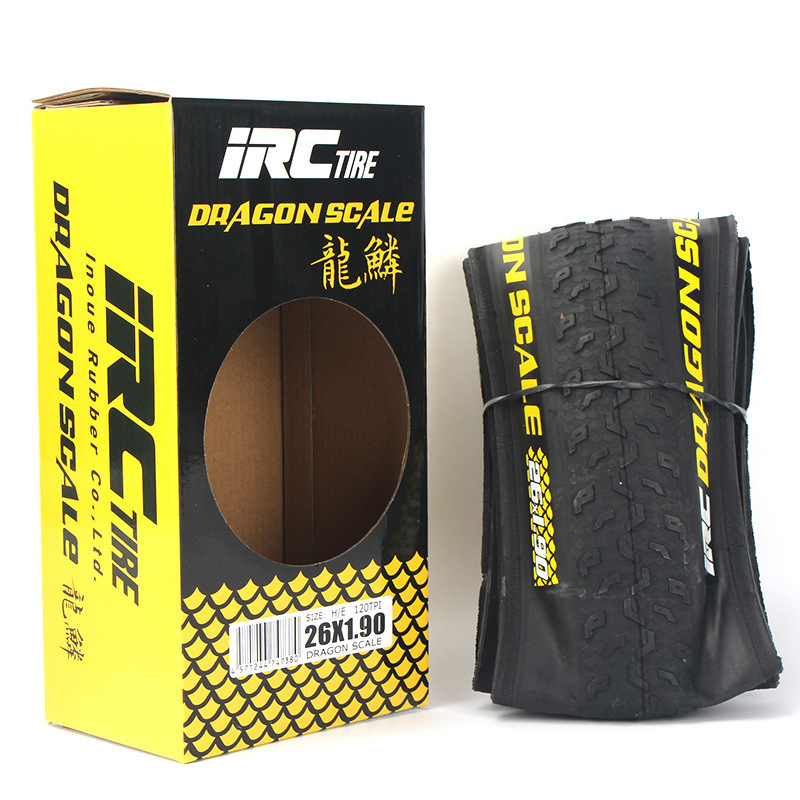 IRC Dragon scale Mountain Bike Folding Tire Black Brown Edge 26 27.5 29x1.9 1.95 MTB Bicycle Outer Tyre