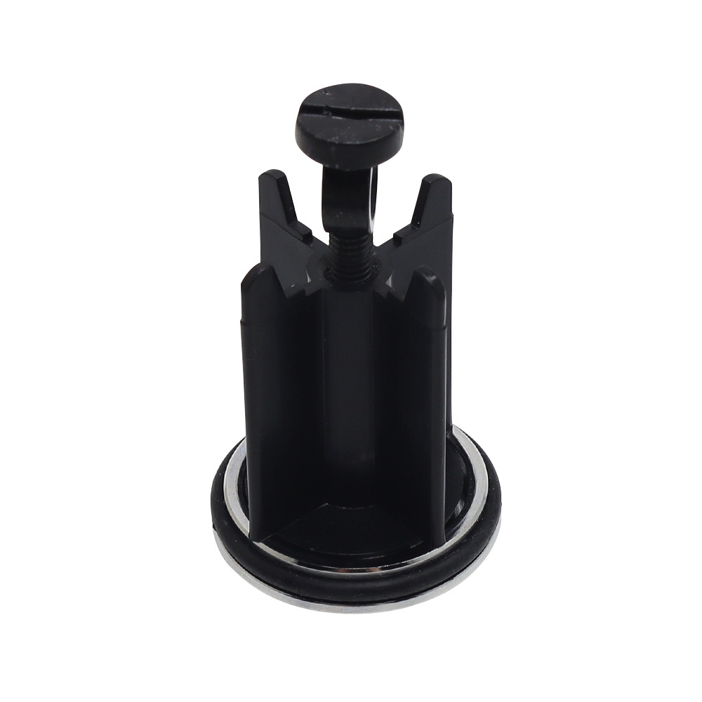 GUIDA 140-0074 40mm Universal black chrome plastic bathroom sink stopper for modern bathroom wash basin Sink plug