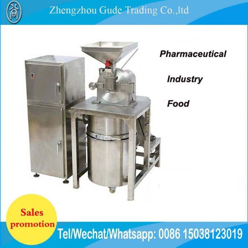 Commercial Dust Collecting Absorption Cassava Tea Leaves Leaf Grinding Machine