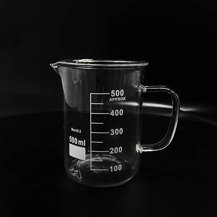 Wholesale laboratory beakers 500ml 1000ml graduated glass beaker