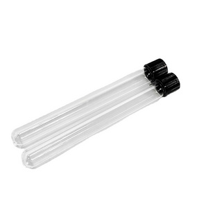 Laboratory use round bottom or flat bottom glass test tube 15 150 glass test tube with screw lid