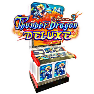 Adjustable Win Rate 32" LCD 2 Players New Fish Table Game Thunder Dragon Deluxe