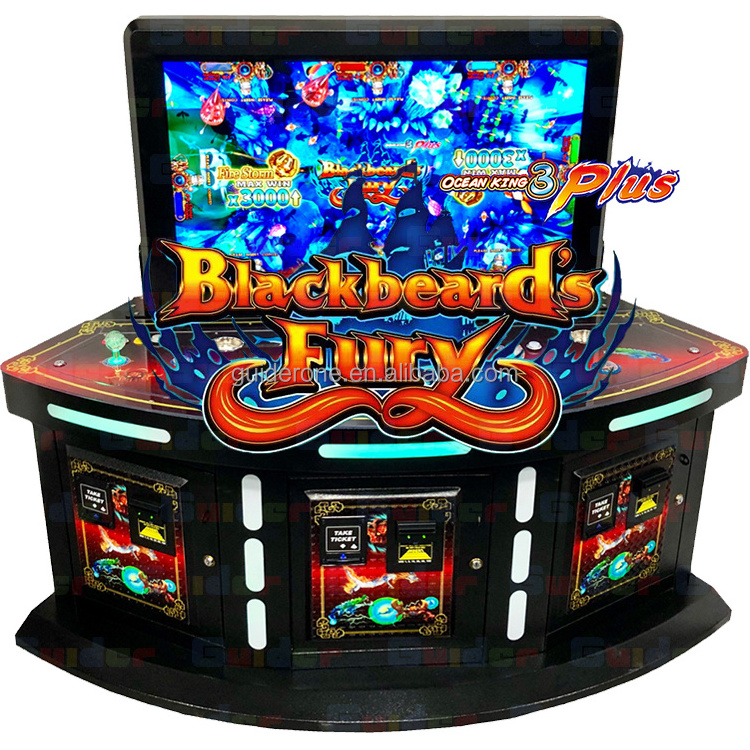 High Quality Most Popular 3 Player Fishing Arcade Game Machine Blackbeard's Fury