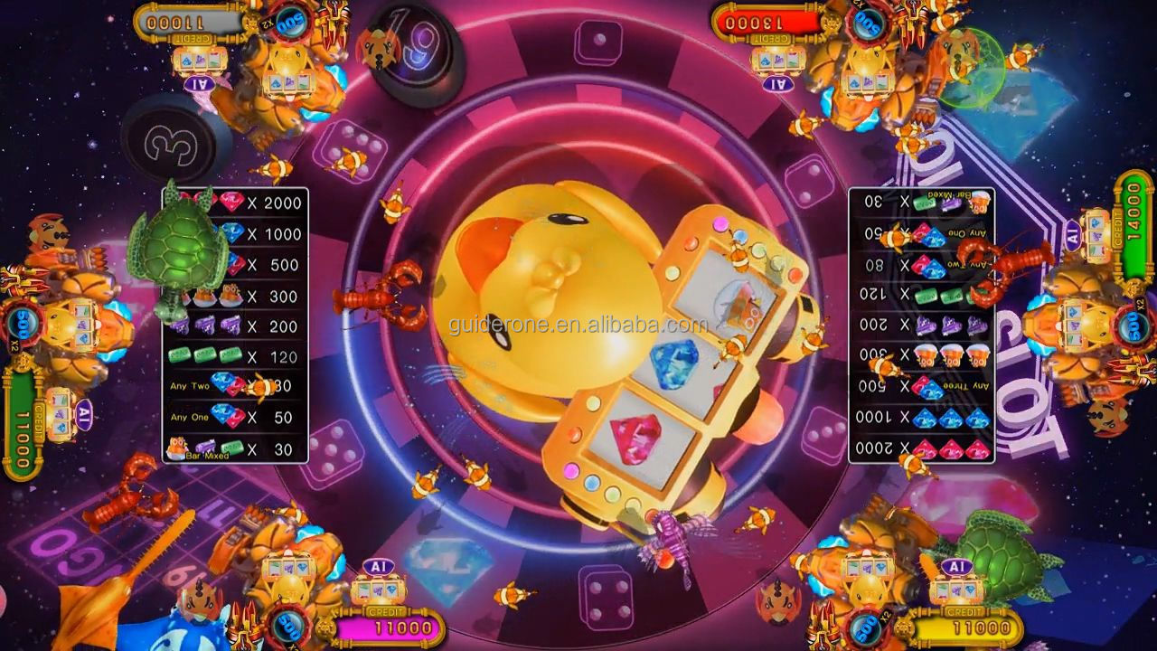 High Profit Online Coin Operated Fish Game Software Table 10 Ocean King 3 Devil Ducky