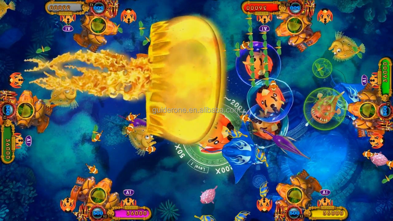 High Profit Online Coin Operated Fish Game Software Table 10 Ocean King 3 Devil Ducky