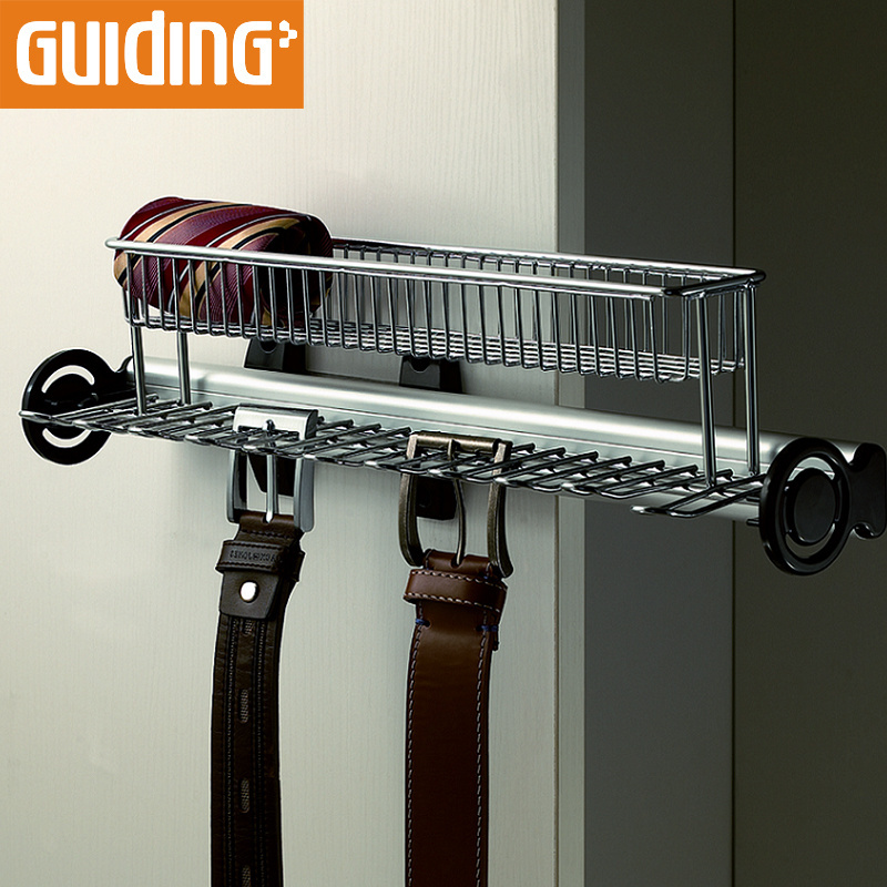 Wardrobe belt hangers and tie racks