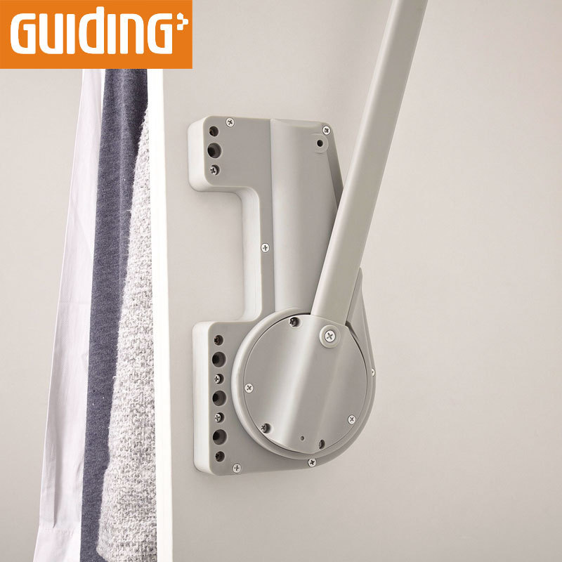 Pull Drop Down Single Simple Pole Telescopic Clothes Drying Rack Pull Down Wardrobe Hanger