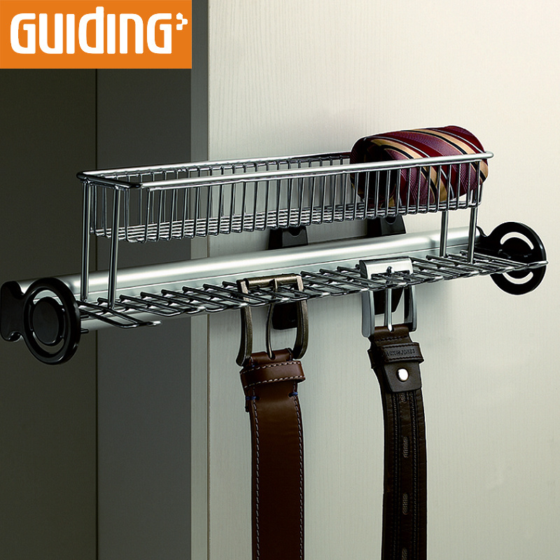 Wardrobe belt hangers and tie racks