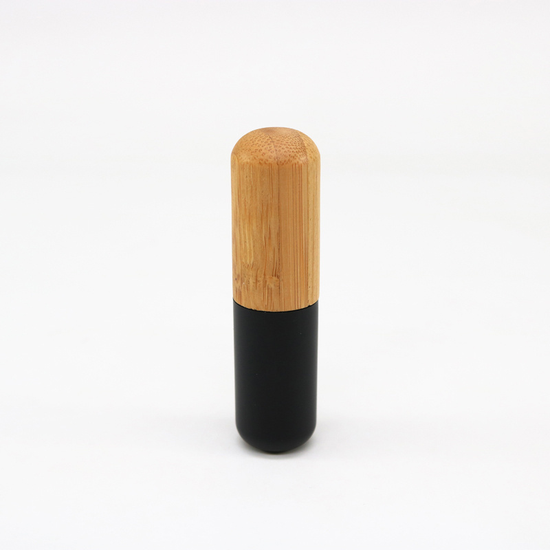 New fashionable small lipstick tube 5ml bamboo lipstick case 5g lip balm tube